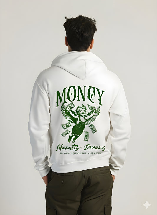 "Money Liberates Dreams" Graphic Hoodie